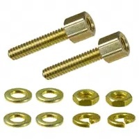 52077191 5207719-1 JACKSCREW 3/16 HEX X 3/16 L, 4-40 THD KIT ST/ZI II