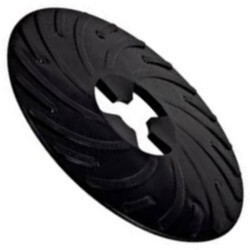 81729 81729 3M DISC PAD FACE PLATE RIBBED BLK