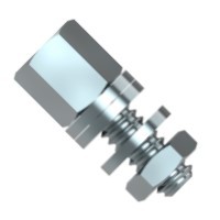 ST945534 ST-9455-34 JACKSCREW 3/16 HEX, 4-40 THD ST/ZI
