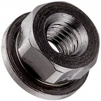 .100CNFL1O M10-1.5 HEX FLANGE NUT ALLOY ST