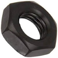 4CNMSSO 4-40 MACHINE SCREW NUT 18-8 SS BLACK