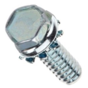 10F32MHI2Z/SEX 10-32 X 1/2 HX INDENTED SCREW ST/Z1