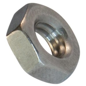 37FNHJSP 3/8-24 HEX FINISHED JAM NUT 18-8 SS