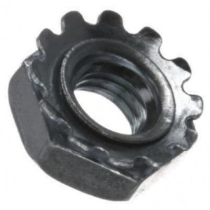 6CNKP2O 6-32 KEPS NUT STEEL BLACK OXIDE