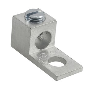 LA501 LA-50-1 ONE HOLE MECHANICAL LUG ALUMINUM 6AWG
