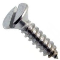 6S24TI8SP/TYA 6-18 X 3/8 SLOT FLAT T/S TYPE A 18-8 SS