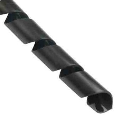 G22SPW12BK 22SPW12BK MICROPLASTICS SPIRAL WRAP LDPE