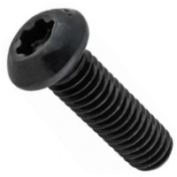 .50C100XBCSO M5-.8 X 10MM TORX (6 LOBE) BUTTON CAP SS BLACK OXIDE