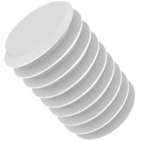 25C24SSFN 1/4-20 X 3/8 SOC SET FLAT PT NYLON