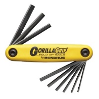 12589 BONDHUS HEX FOLD-UP TOOL SET