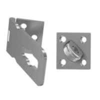 1544A4 PADLOCKABLE CORNER HASP AND STRIKE