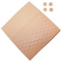 SJ-5201-BROWN/FOAM-PACK 3M BUMPON PACK