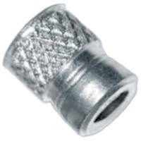 AWB2-832 KNURLED THREADED INSERT BR/CAD