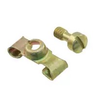 D20419 MALE SCREW LOCK 6.35 MM L, 4-40 THD ST/ZI ROHS