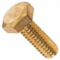 3/8-16 X 3/4 HEX HD BOLT BRASS