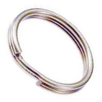 90403  WORTH CO. LIGHTWT KEYRING STEEL/NICKEL