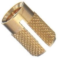 70015-06-375 THREADED INSERT BRASS