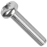 M3-.5 X 12 MM POZI PAN MACHINE SCREW ST.