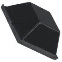 SJ-5008BLK BLACK SQUARE BUMPER