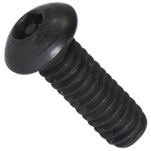 6-32 X 1/4 SOC BUT HD ST BLACK TAPTITE