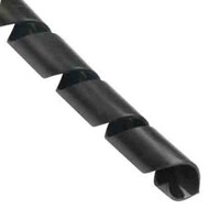 22SPW10BK MICROPLASTICS SPIRAL WRAP LDPE