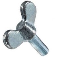 M8-1.25 X 60 BOLT WING HEAD STEEL ZINC I